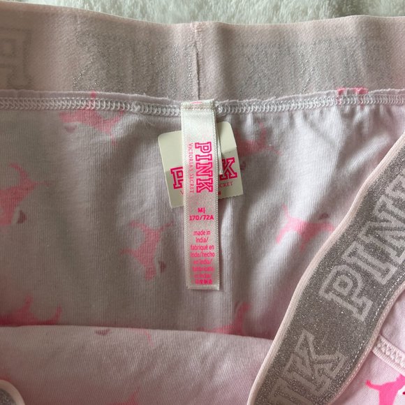 PINK Victoria's Secret christmas boxer boyshort underwear panties medium nwt - Picture 2 of 7